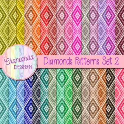 free digital papers featuring diamond patterns.