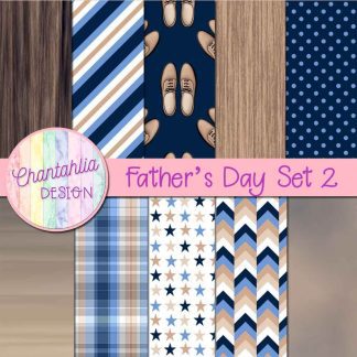 Free digital papers in a Father's Day theme.