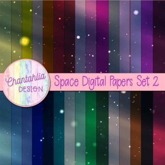 Free digital papers featuring space designs