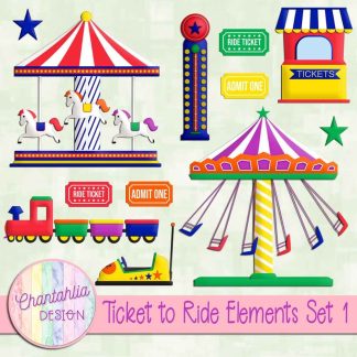 Free design elements in a Ticket to Ride theme