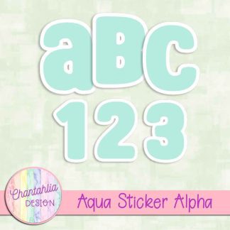 Free aqua sticker alpha
