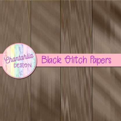 Free black glitch digital papers