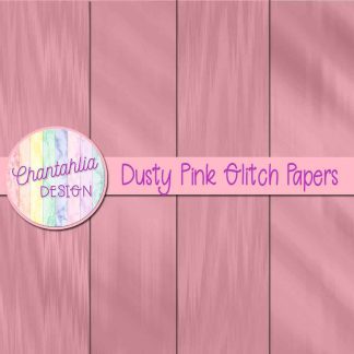 Free dusty pink glitch digital papers