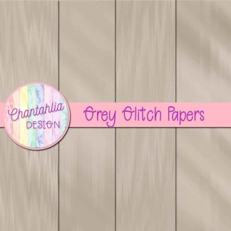 Free grey glitch digital papers