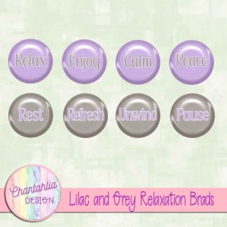Free lilac and grey relaxation brads