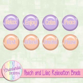 Free peach and lilac relaxation brads