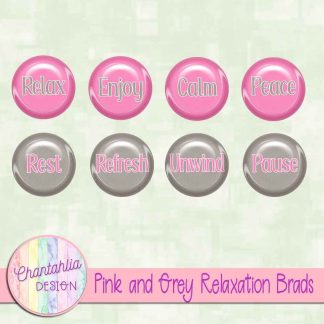 Free pink and grey relaxation brads