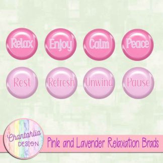 Free pink and lavender relaxation brads