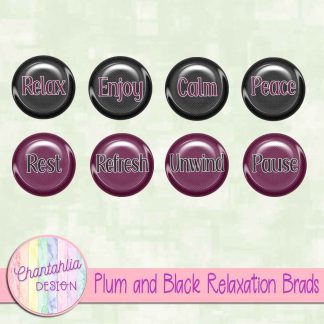 Free plum and black relaxation brads