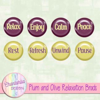 Free plum and olive relaxation brads
