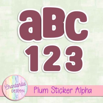 Free plum sticker alpha