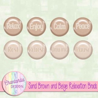 Free sand brown and beige relaxation brads