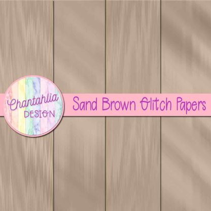 Free sand brown glitch digital papers