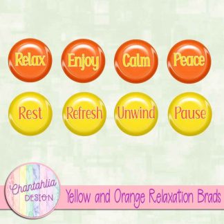 Free yellow and orange relaxation brads