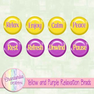 Free yellow and purple relaxation brads