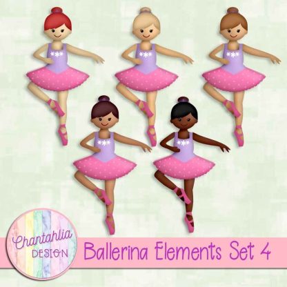 Free design elements in a Ballerina theme.