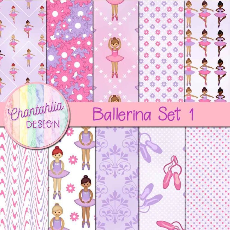 Free Ballerina Digital Papers
