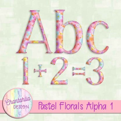 Free alpha in a Pastel Florals theme