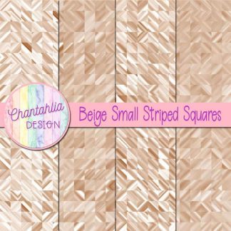 Free beige small striped squares digital papers
