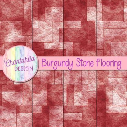 Free burgundy stone flooring digital papers