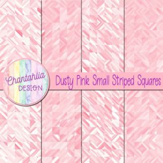Free dusty pink small striped squares digital papers
