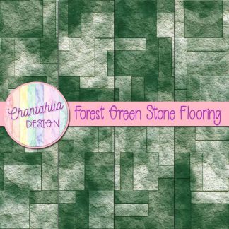 Free forest green stone flooring digital papers