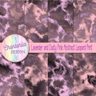 Free lavender and dusty pink abstract leopard print digital papers