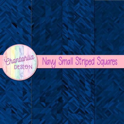 Free navy small striped squares digital papers