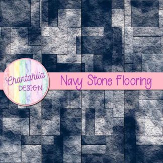 Free navy stone flooring digital papers
