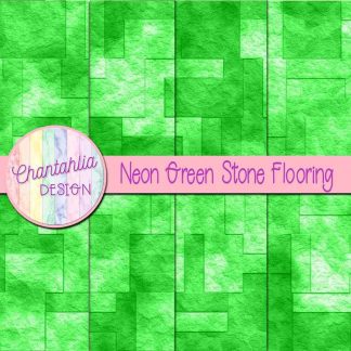 Free neon green stone flooring digital papers