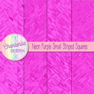 Free neon purple small striped squares digital papers