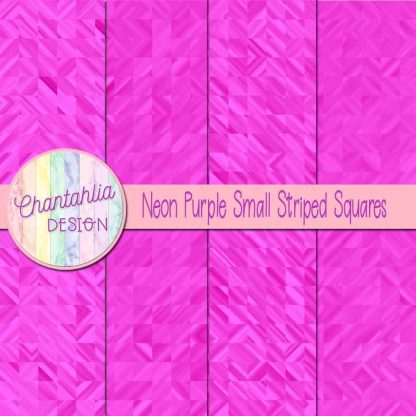 Free neon purple small striped squares digital papers