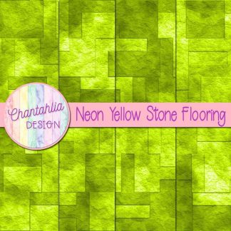 Free neon yellow stone flooring digital papers