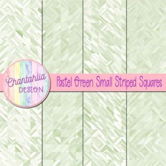 Free pastel green small striped squares digital papers