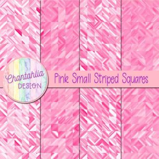 Free pink small striped squares digital papers