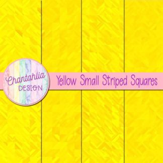 Free yellow small striped squares digital papers