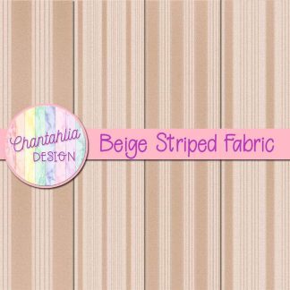 Free beige striped fabric digital papers