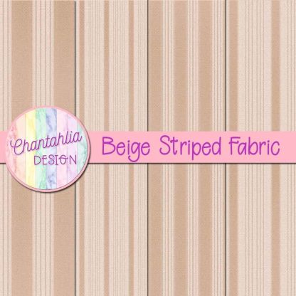 Free beige striped fabric digital papers