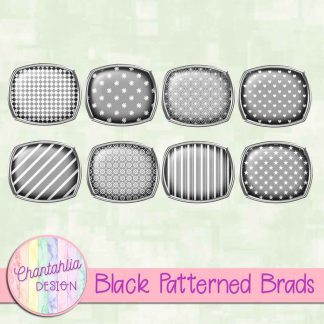 Free black patterned brads