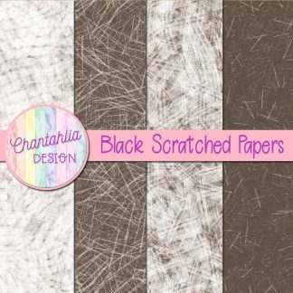 Free black scratched digital papers
