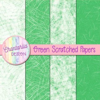 Free green scratched digital papers
