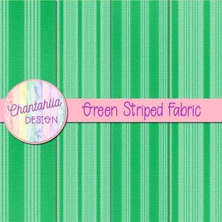 Free green striped fabric digital papers