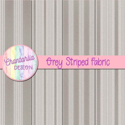 Free grey striped fabric digital papers
