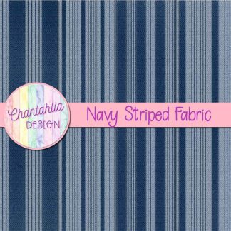Free navy striped fabric digital papers