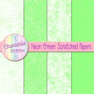 Free neon green scratched digital papers
