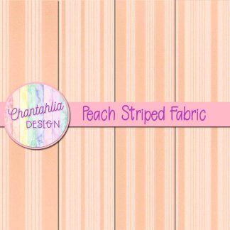 Free peach striped fabric digital papers