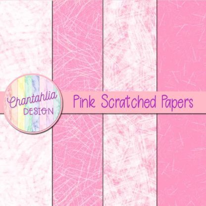 Free pink scratched digital papers