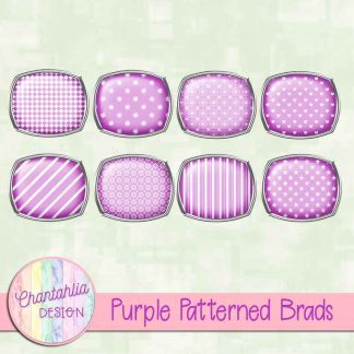 Free purple patterned brads