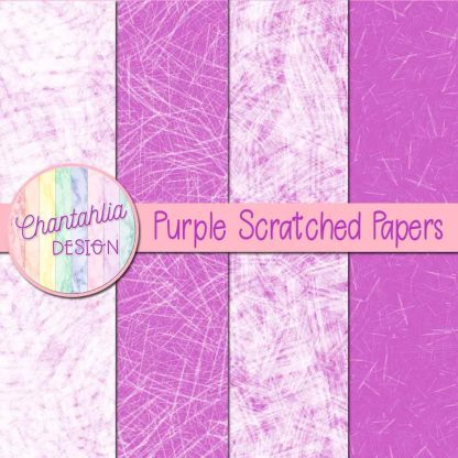 Free purple scratched digital papers