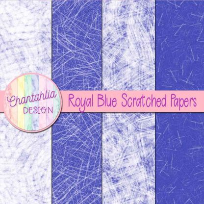 Free royal blue scratched digital papers